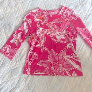 Lilly Pulitzer long sleeve cotton t shirt